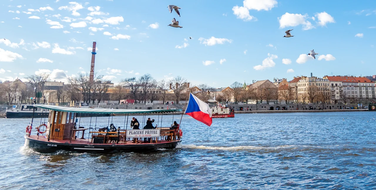 Ferry service in Prague. Photo: Shutterstock / Lukas Najman