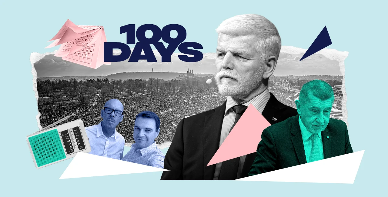 Via Facebook of Petr Pavel, Petr Macinka, Andrej Babiš, Milion chvilek pro demokracii