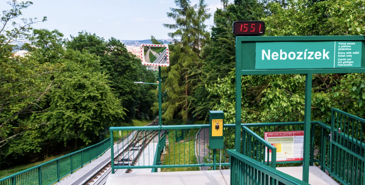 Nebozízek funicular stop. Photo: Shutterstock /