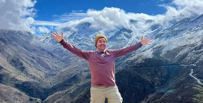 Czech traveler Tomáš Vejmol