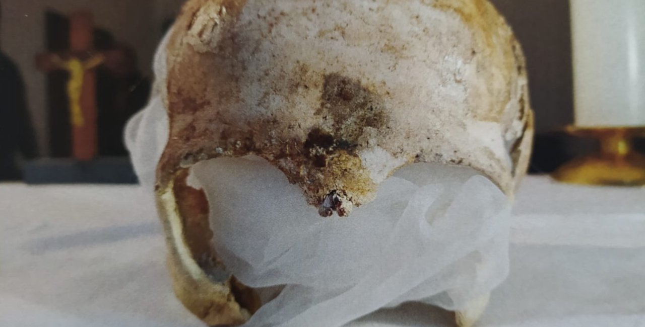Czech police recover stolen skull of St. Zdislava encased in concrete