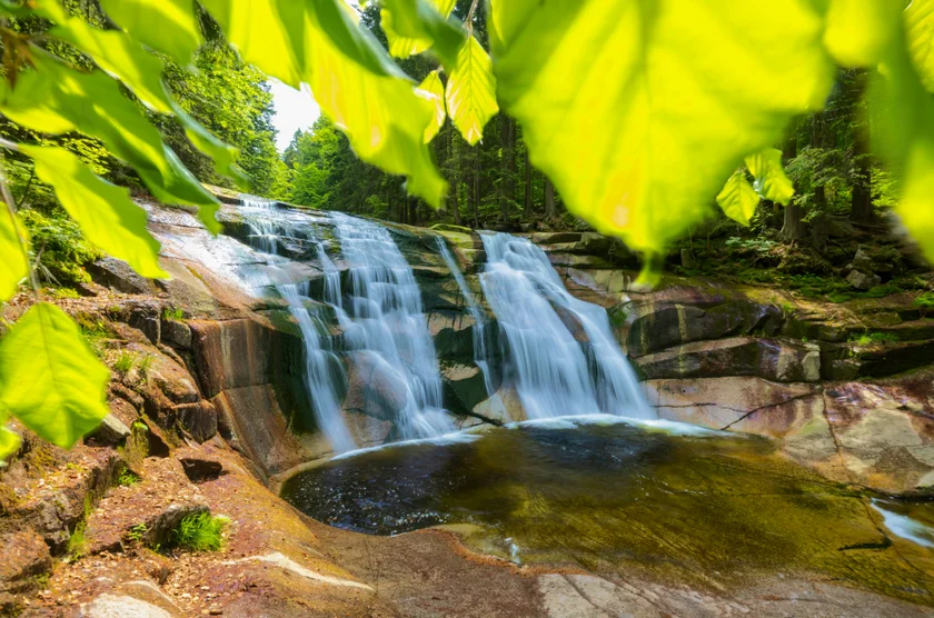 Mumlavský waterfall, Czech Republic. Shutterstock by Richard Semik