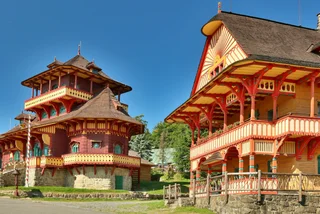 These rare Czech landmarks join Art Nouveau and wood to stunning effect