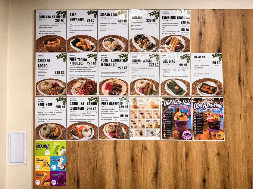 Pinoys' menu