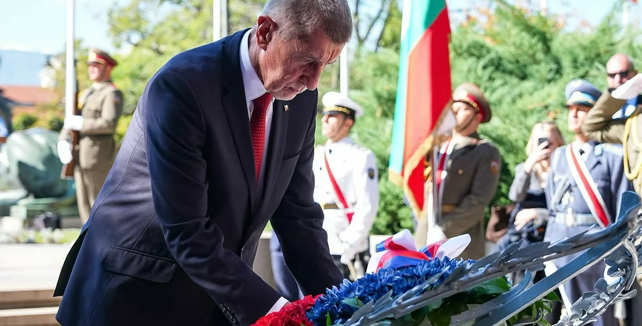 Andrej Babiš﻿ in Sofia, Bulgaria on Sept. 16, 2026. Photo: Facebook / Andrej Babiš﻿