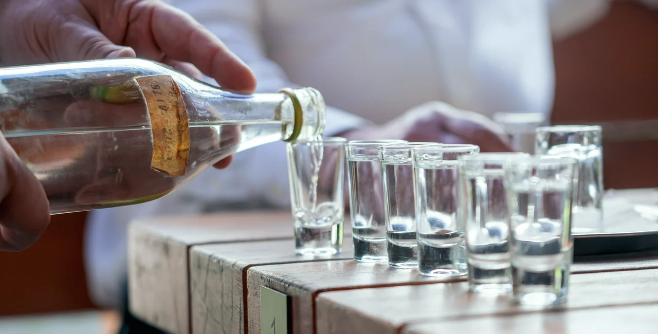 Homemade slivovice. Photo: Shutterstock / smrcoun