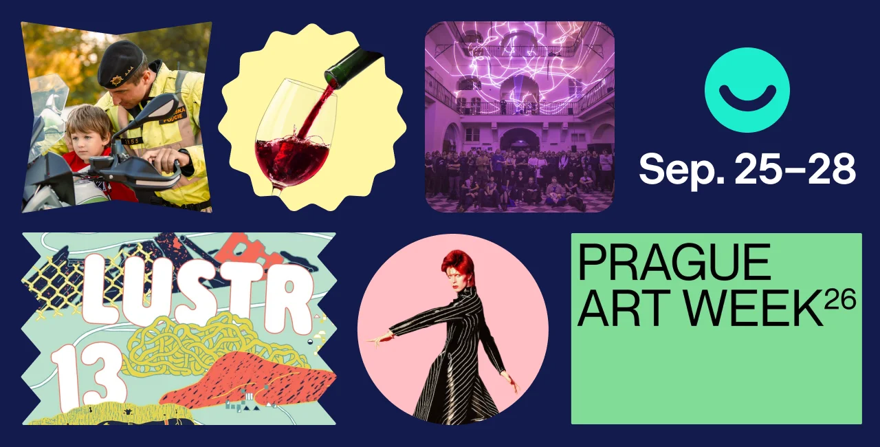Prague Art Week, Lustr, Lunchmeat Festival, Výstaviště Praha, Moonage Daydream