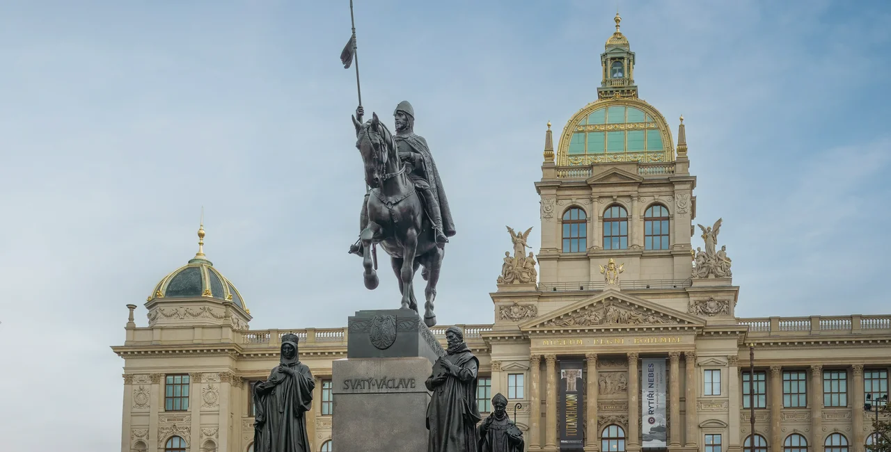 Statue of St. Wenceslas in front of Prague's National Museum. Photo: Diego Grandi / Shutterstock.com
