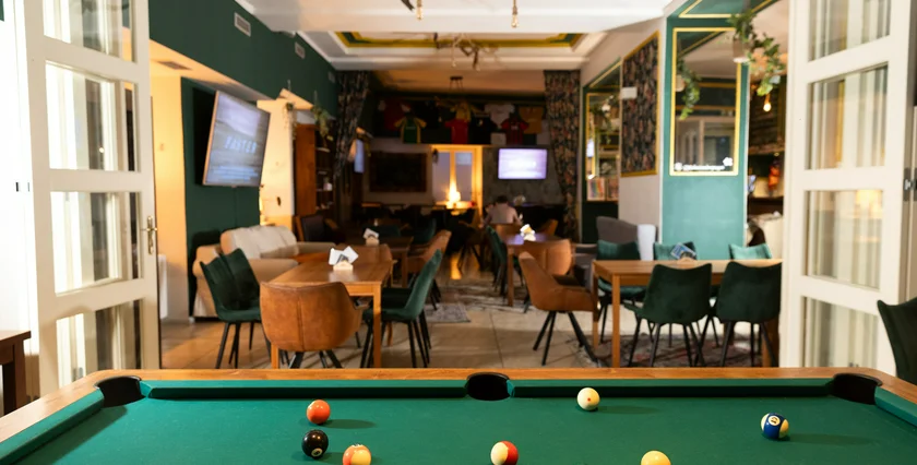 We've got billiards, foosball, darts, 16 TVs and even options for karaoke or your own music with professional speaker hire.