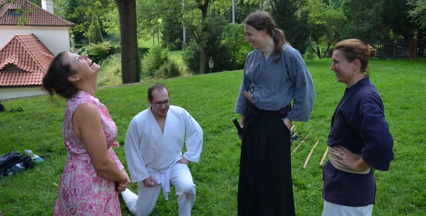 Mushin Dojo in their natural habitat :-)