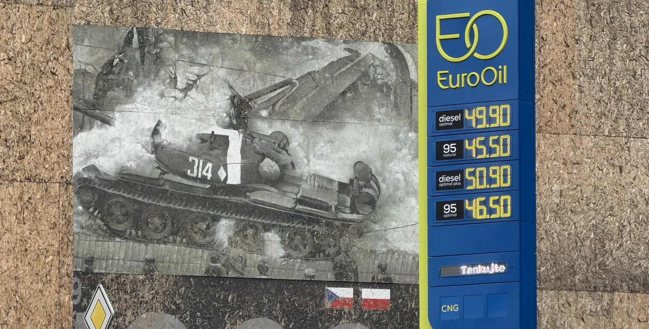 Gas station in Prague. Photo: Expats.cz / Jason Pirodsky