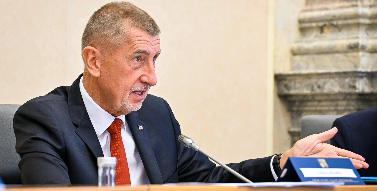 Andrej Babiš at a cabinet meeting on Oct. 5, 2026. Photo: Vláda České republiky