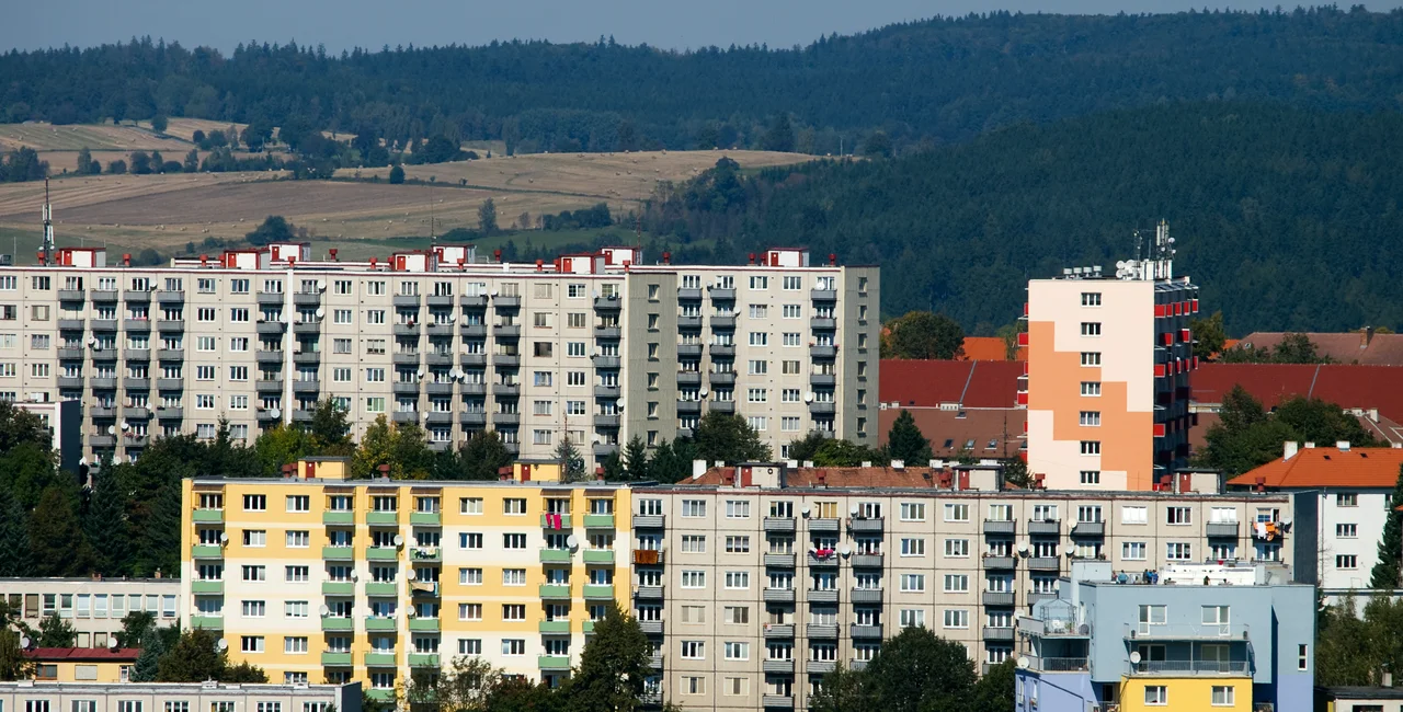 Apartment buildings in Jihlava. Photo: Shutterstock / Zbynek Burival