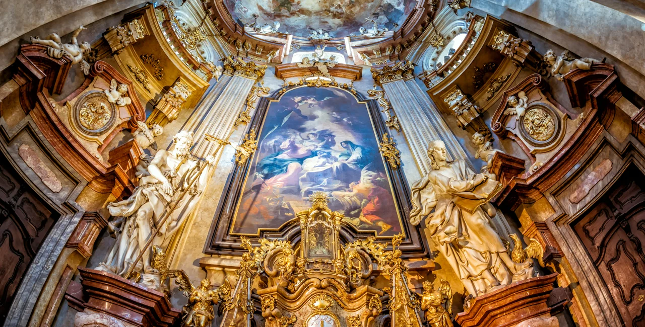 Interior of Prague's St. Nicholas Church. Photo: kirill_makarov / Shutterstock.com