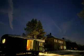 Sleep in a railway car and help save this historic Czech mountain station