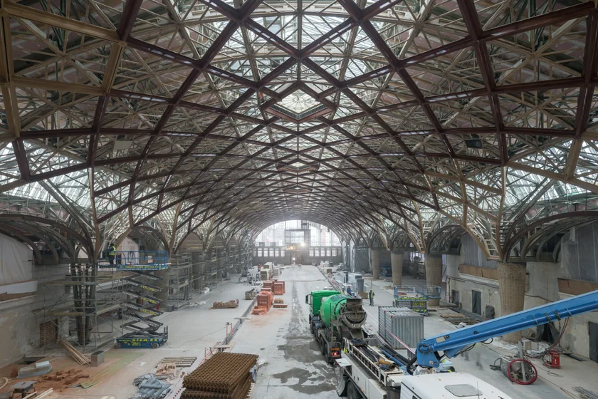 During reconstruction. Photo: Výstaviště Praha, Jiří Šebek