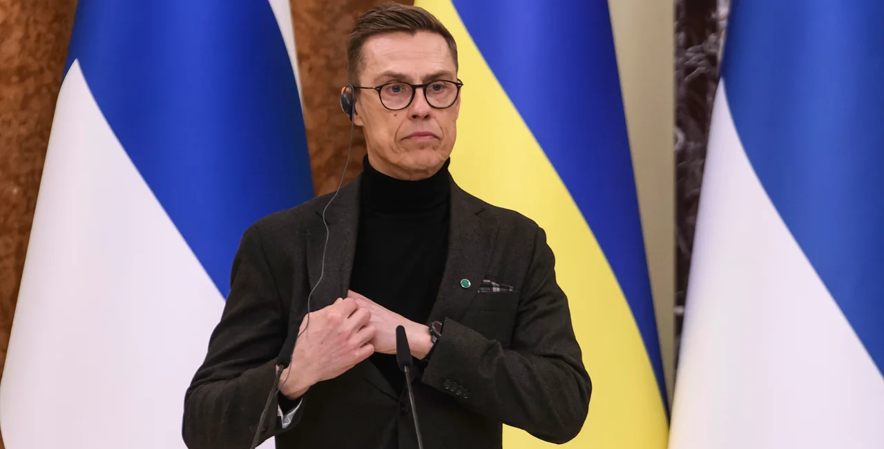 Finnish president Alexander Stubb in Kyiv, April 3, 2024. Photo:  paparazzza / Shutterstock.com