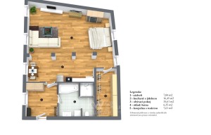 Apartment for sale, 1+KK - Studio, 135m<sup>2</sup>