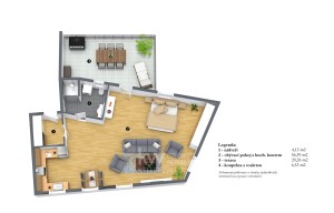 Apartment for sale, 1+KK - Studio, 90m<sup>2</sup>