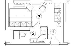 Apartment for sale, 1+KK - Studio, 16m<sup>2</sup>