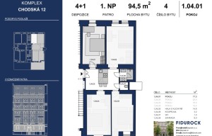 Apartment for rent, 1+KK - Studio, 100m<sup>2</sup>
