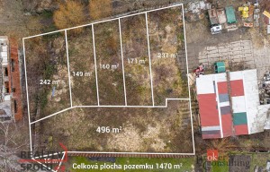 Building plot for sale, 1470m<sup>2</sup>
