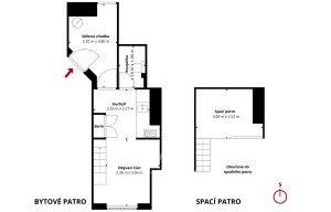 Apartment for rent, 1+KK - Studio, 18m<sup>2</sup>