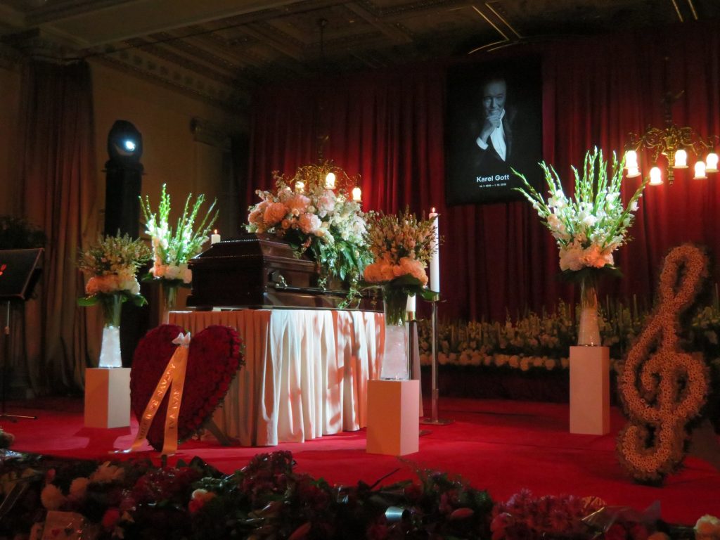 Funeral of Karel Gott in Prague via Raymond Johnston