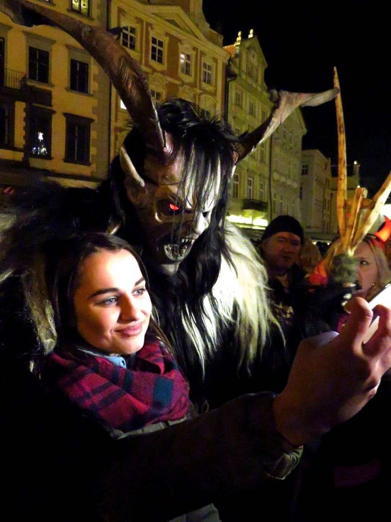 Krampus will punish bad children and pose for selfies across the Czech Republic