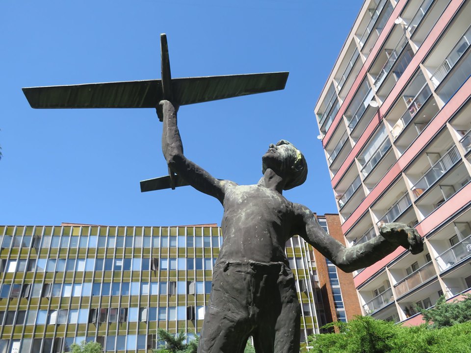 Boy With a Model Plane by Vendelín Zdrůbecký.