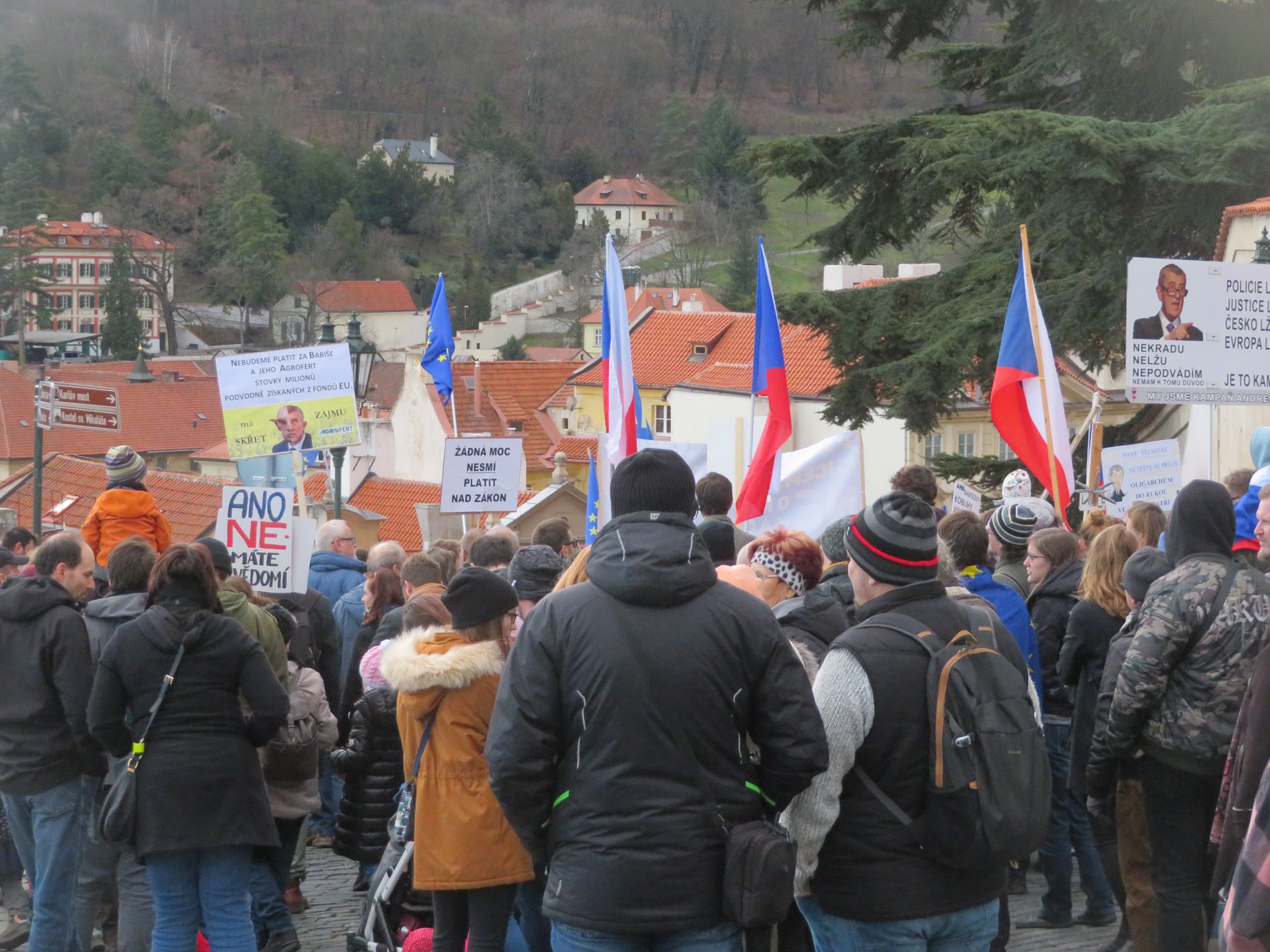 March 1, 2020: Million Moments for Democracy marches through Prague via Raymond Johnston