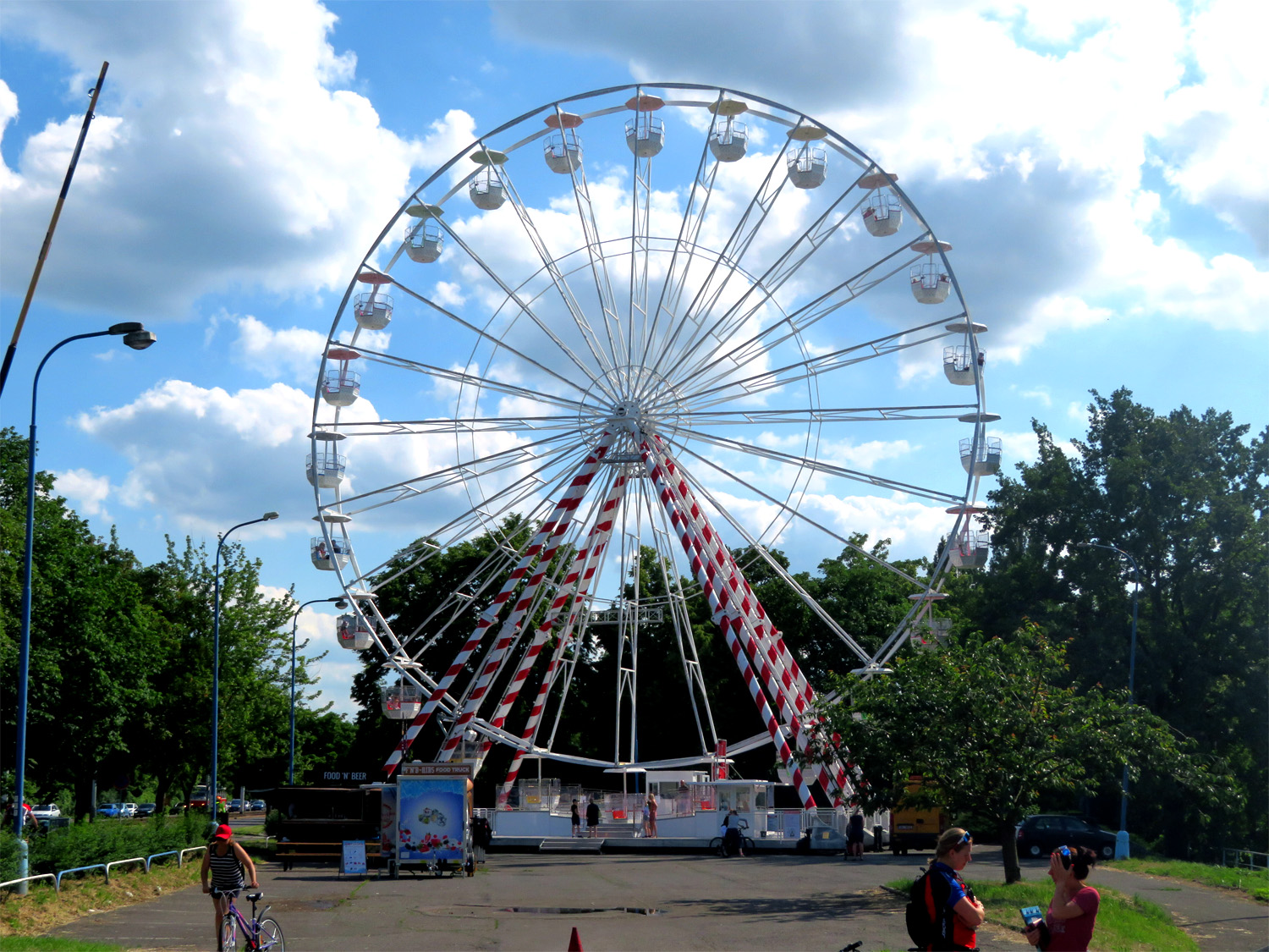 Prague's new Ferris wheel via Raymond Johnston