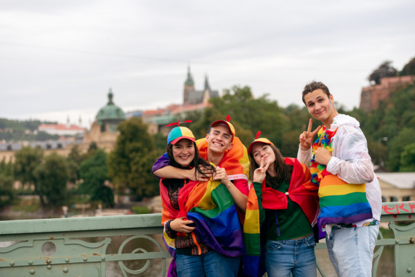 A photo of Prague Pride 2019.