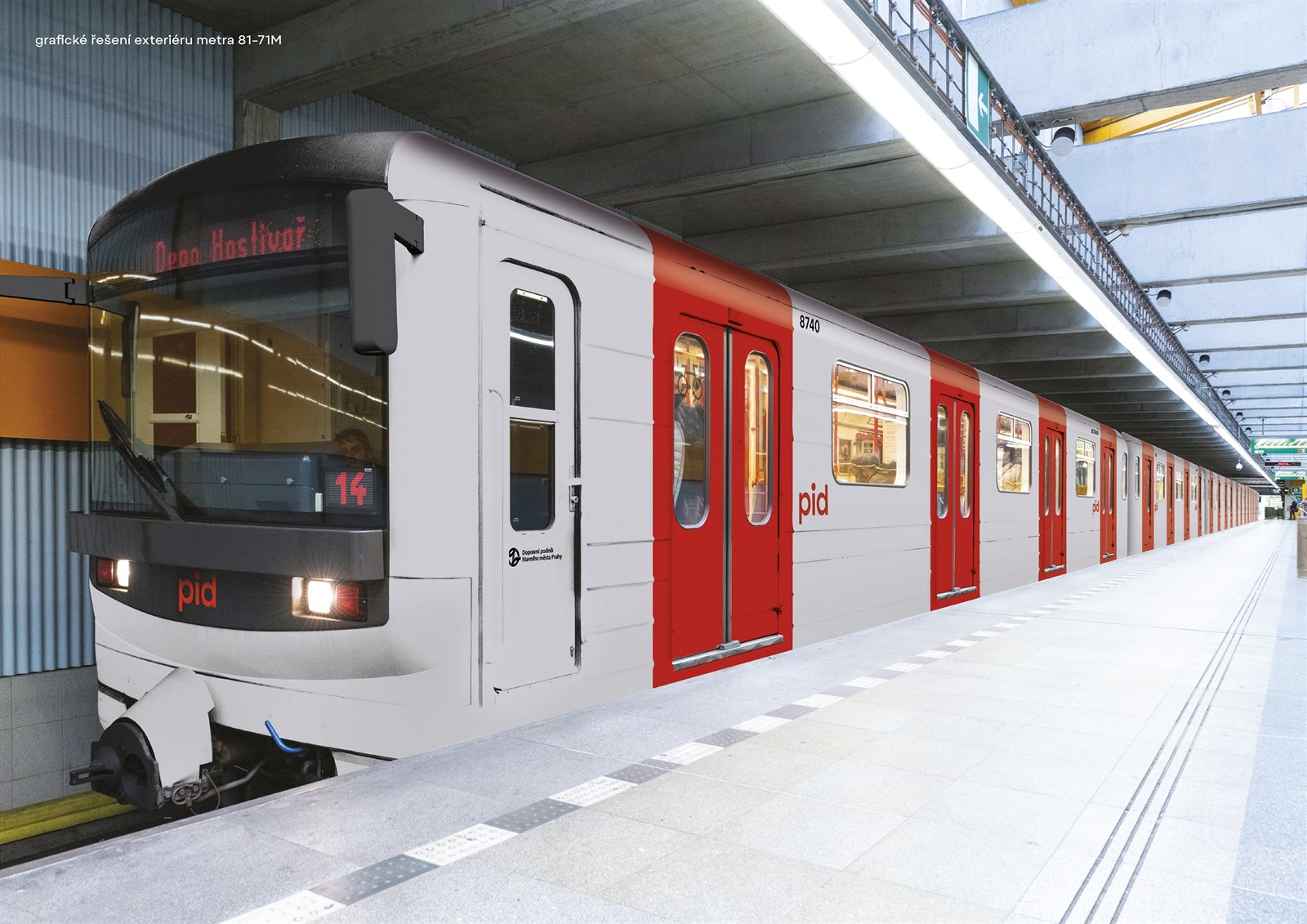 New color scheme for Prague's public transport vehicles via superlative.works